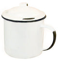 Enamelware Mug with Lid - 4" (Pack of 4)
