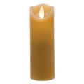 Slender Tan Flicker Candle 6"