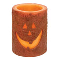 Jack-O'-Lantern Timer Pillar 4" (Pack of 2)