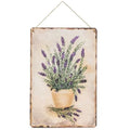 Lavender Tin Sign (Pack of 4)