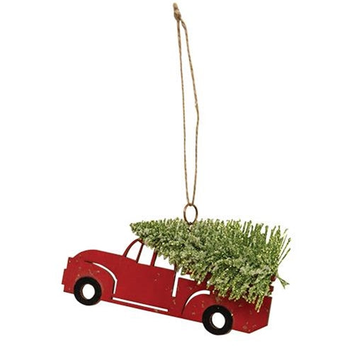 Christmas Tree Cargo Ornament 6.5" (Pack of 4)