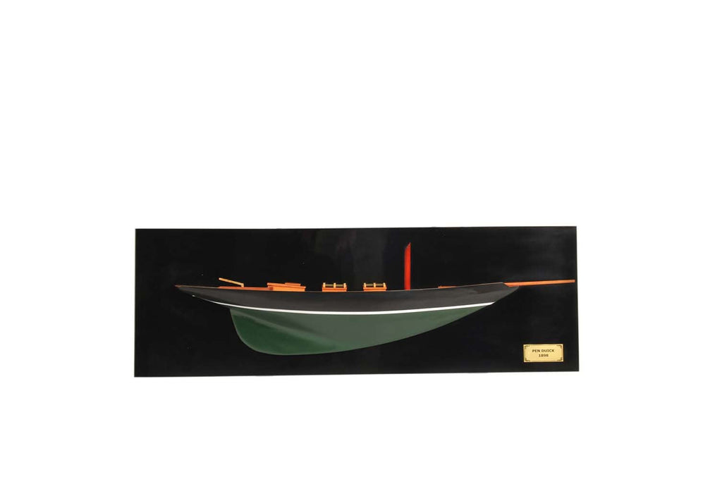 Pen Duick Half-Hull Scaled Model Boat Yacht Handmade