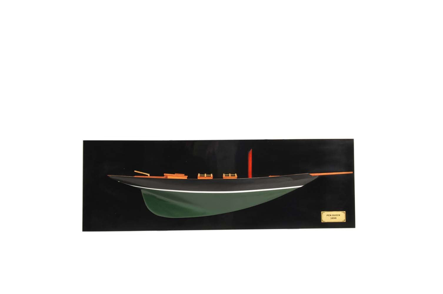 Pen Duick Half-Hull Scaled Model Boat Yacht Handmade