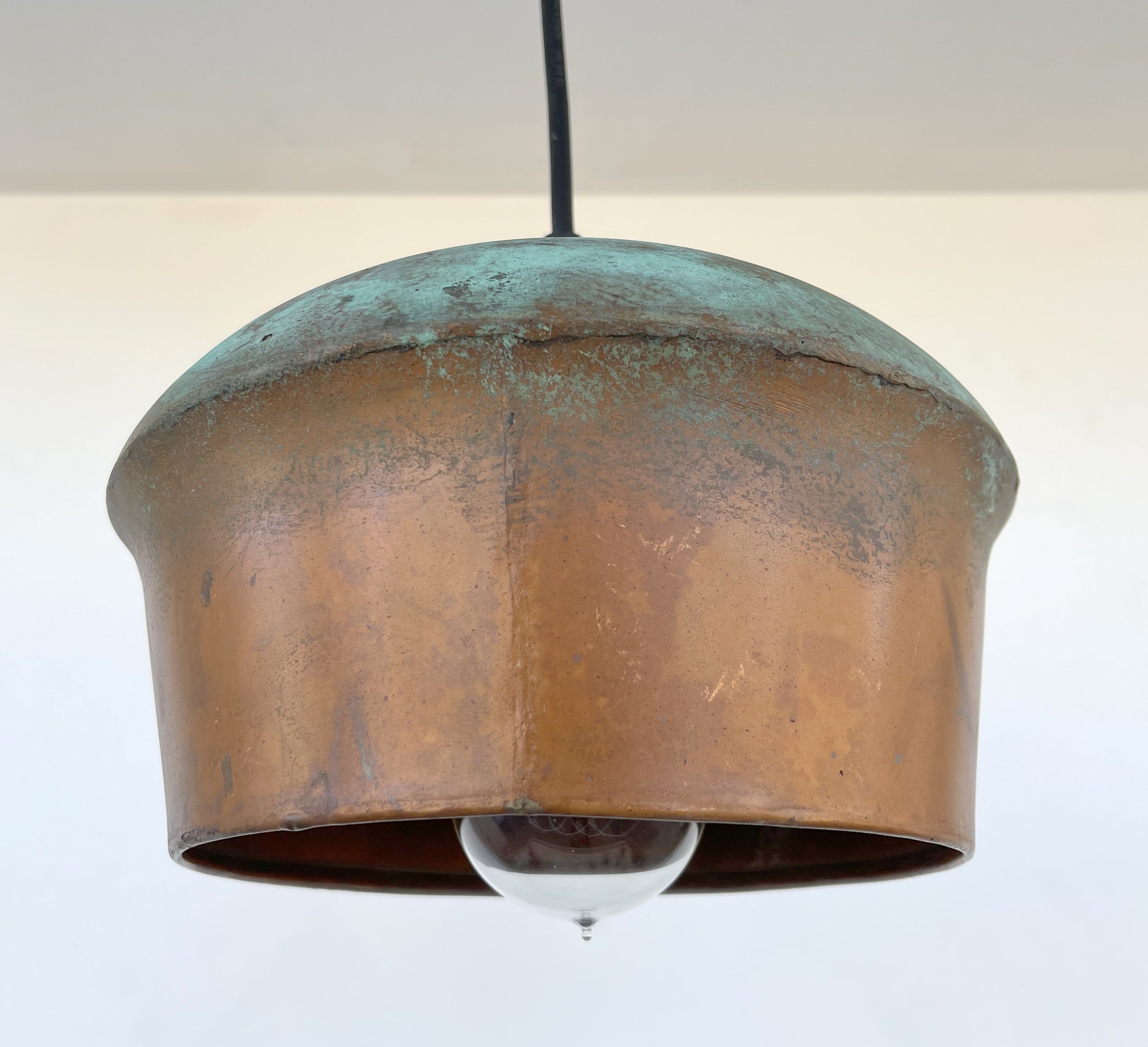 Handcrafted Copper Pendant Light | 8.5" | Farmhouse Kitchen Pendant