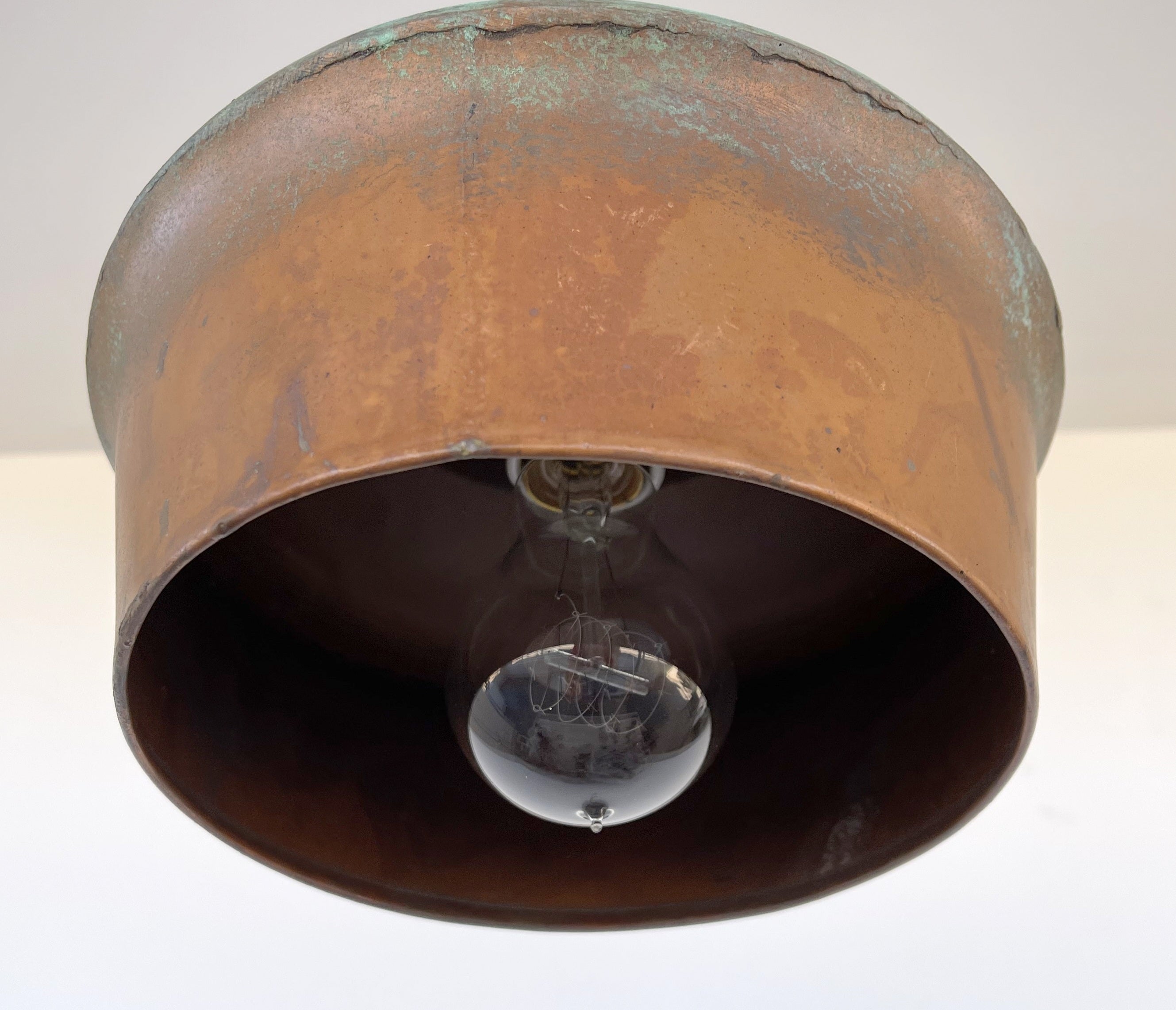 Handcrafted Copper Pendant Light | 8.5" | Farmhouse Kitchen Pendant