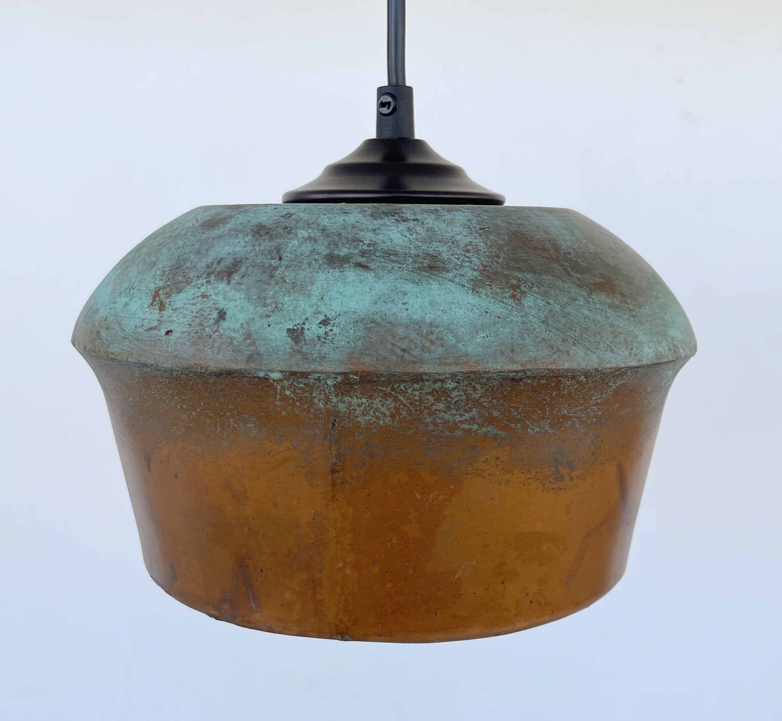 Handcrafted Copper Pendant Light | 8.5" | Farmhouse Kitchen Pendant