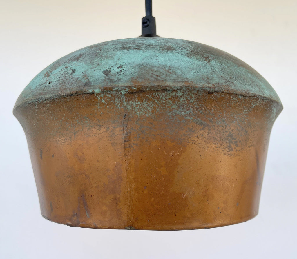Handcrafted Copper Pendant Light | 8.5" | Farmhouse Kitchen Pendant