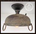 Iron Rustic Industrial Ceiling Light Fixture