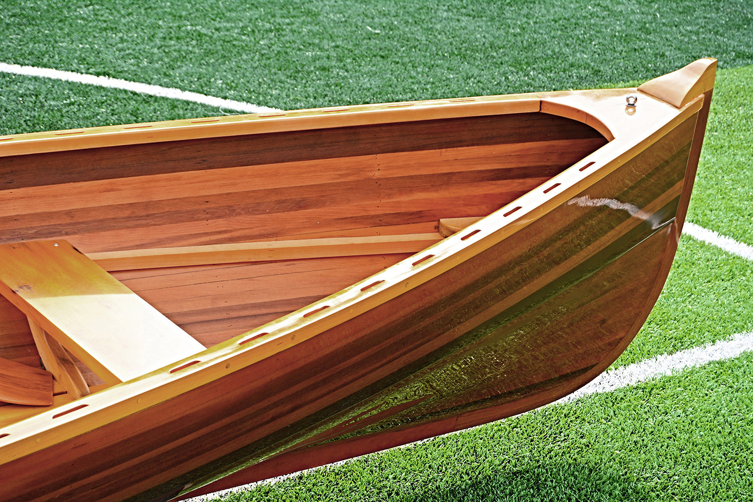Real Whitehall Dinghy Transom Cut Out 17