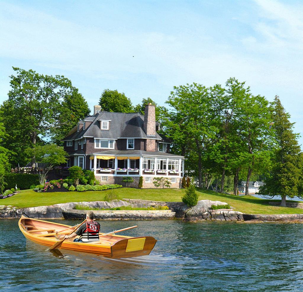 Real Whitehall Dinghy Transom Cut Out 17
