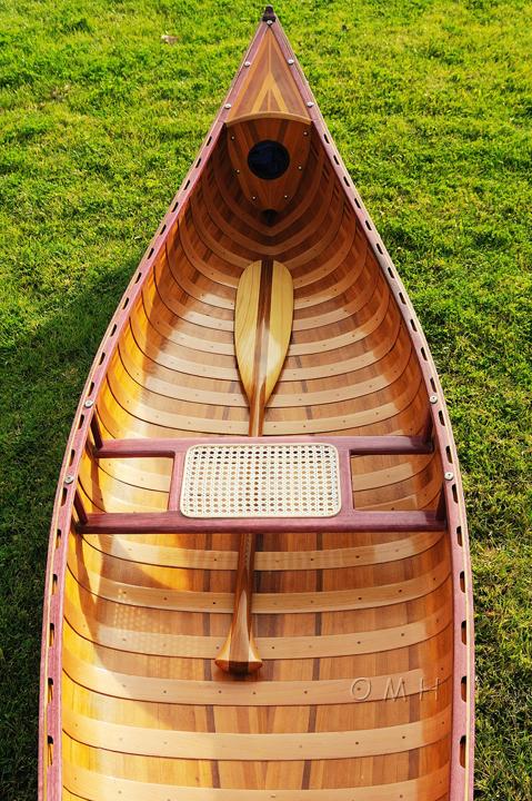 Wooden Canoe With Ribs Curved bow 10ft