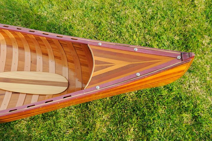 Wooden Canoe With Ribs Curved bow 10ft