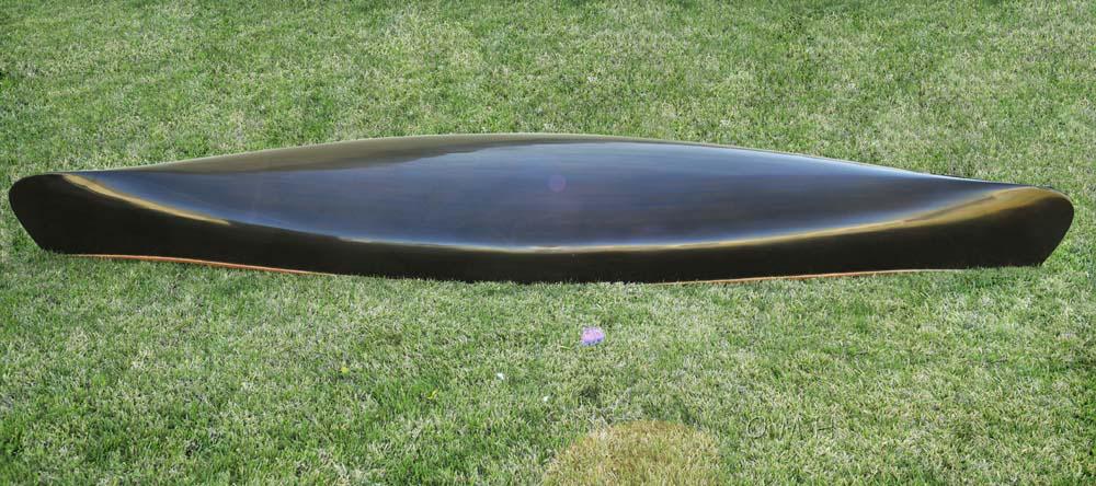Wooden Canoe Dark Stained Finish 18 ft
