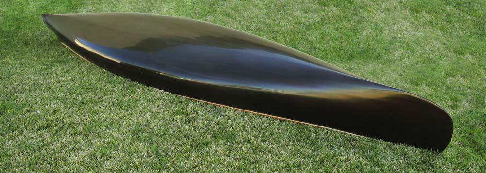 Wooden Canoe Dark Stained Finish 18 ft