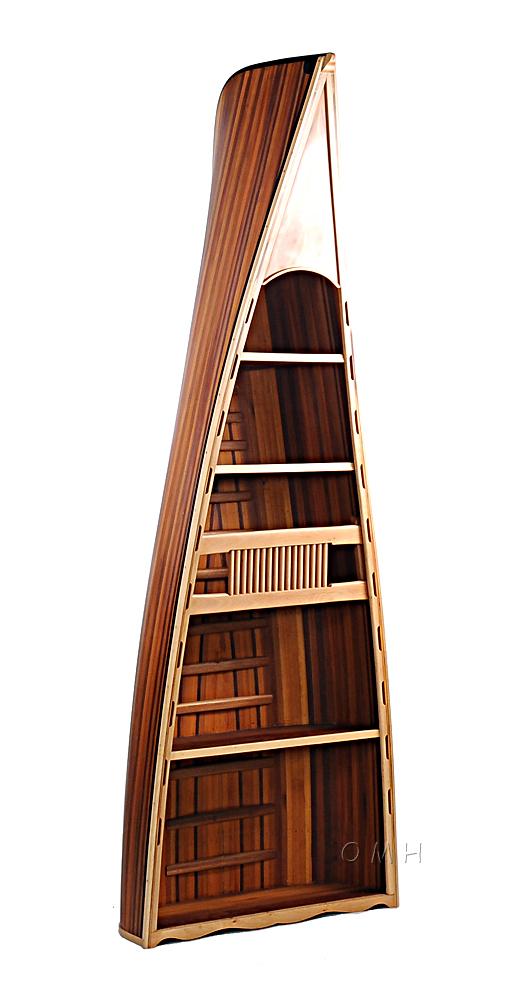 Wooden Canoe Book Shelf
