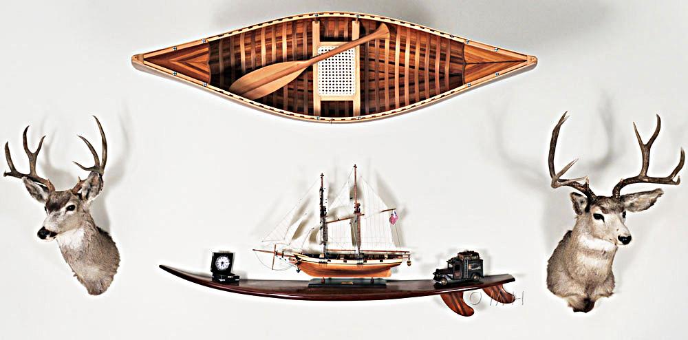 Half-Surfboard Shelf