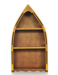 Wooden Canoe Book Shelf Small
