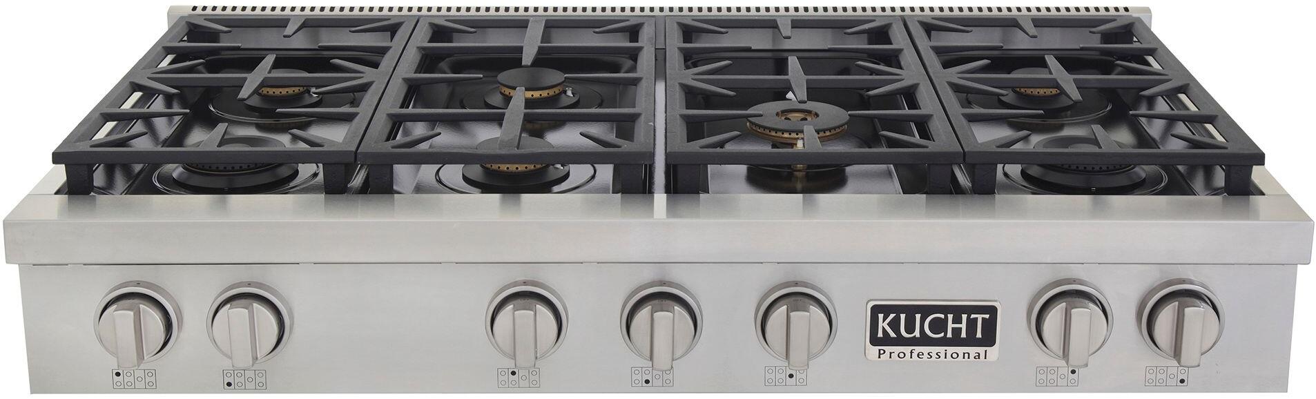 Kucht 48" Inch Gas Sealed Burner Rangetop, KFX489T-S