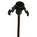 6Ft Brown Cord w/Candelabra Socket (Pack of 4)