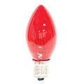 Red Replacement Bulb Candelabra Base 5 W (Pack of 4)