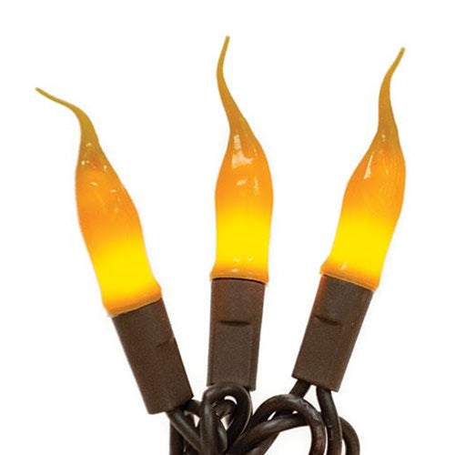 Silicone Lights Brown Cord 10ct  (Pack of 4)