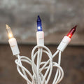 ^^Patriotic Lights White Cord  50 ct. (Pack of 2)