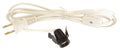 White Snap-In Candelabra Socket (Pack of 4)