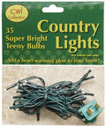 Teeny Lights  Green Cord 35ct (Pack of 4)