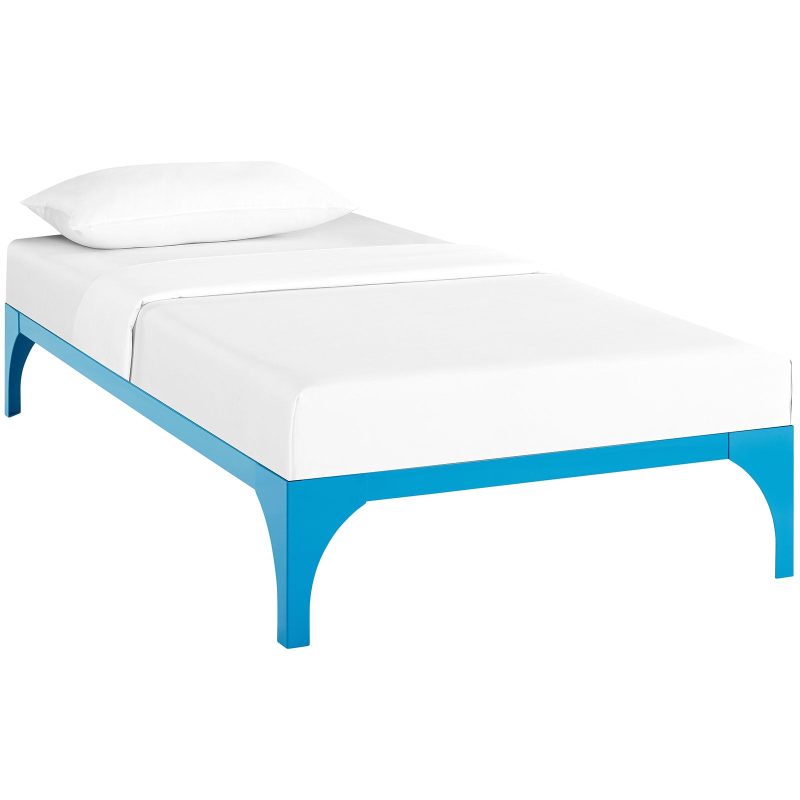 Ollie Twin Bed Frame in Light Blue