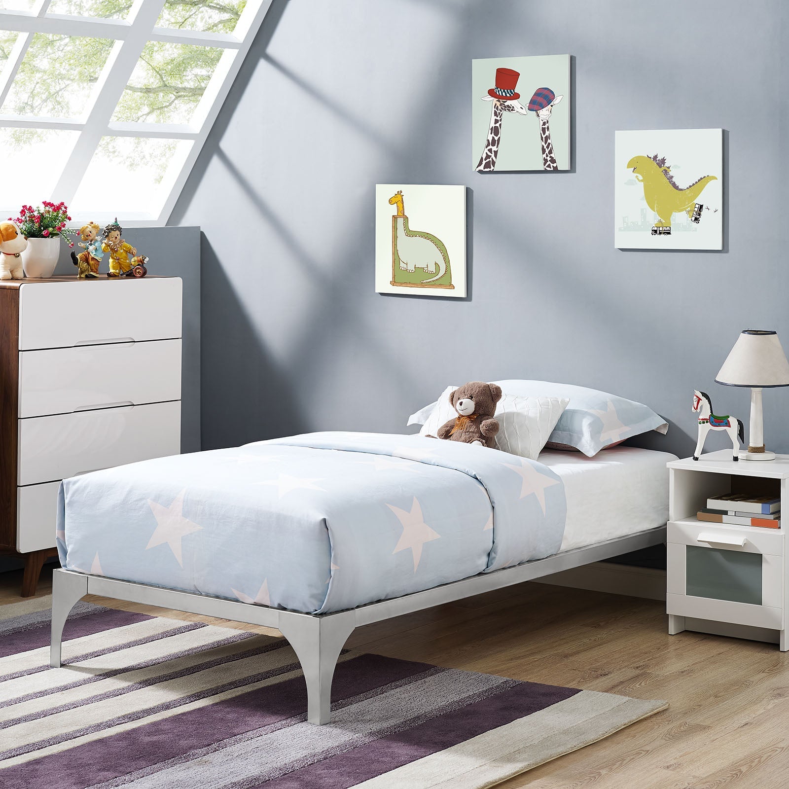 Ollie Twin Bed Frame by Modway