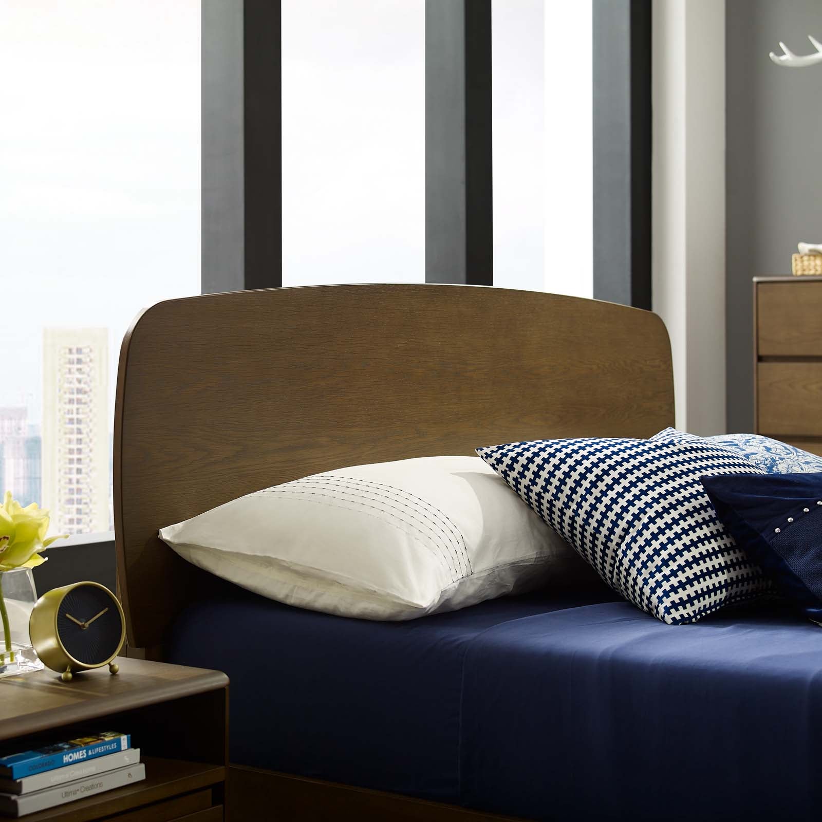 Talwyn Queen Wood Bed by Modway