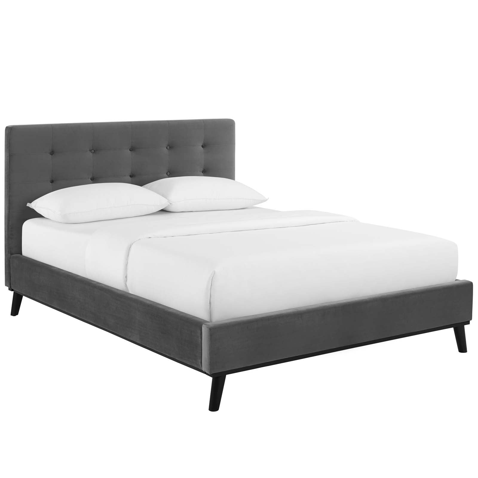 McKenzie Biscuit Tufted Performance Velvet Queen Platform Bed by Modway