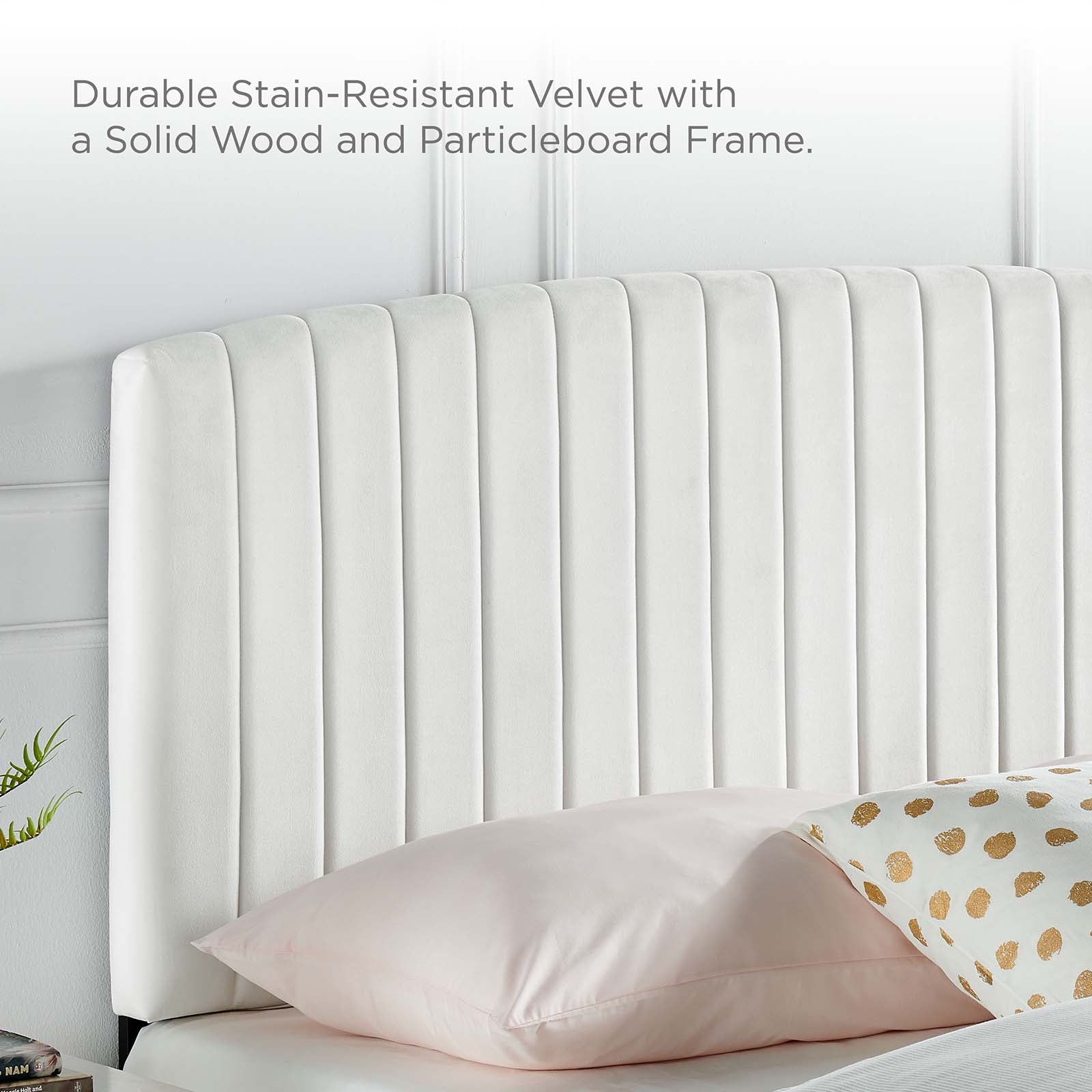 Alessi Performance Velvet Queen Platform Bed by Modway
