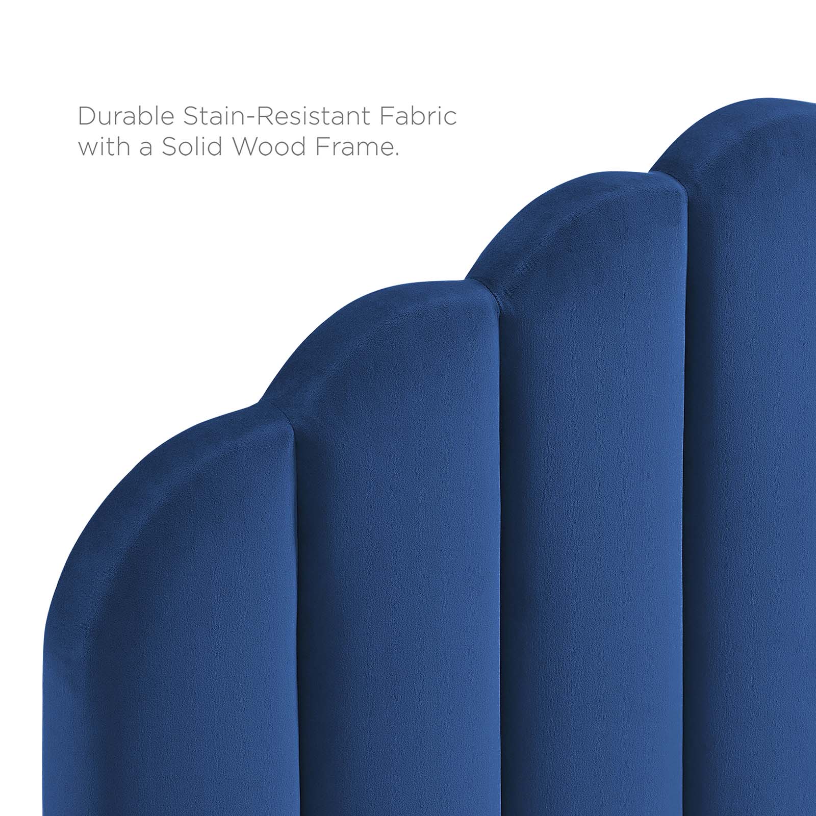 Daisy Performance Velvet Queen Platform Bed by Modway