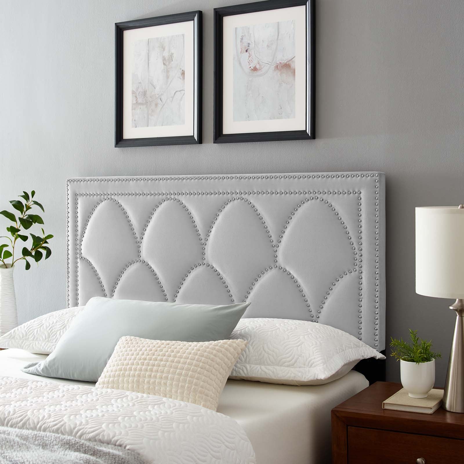 Greta Performance Velvet Twin Headboard by Modway