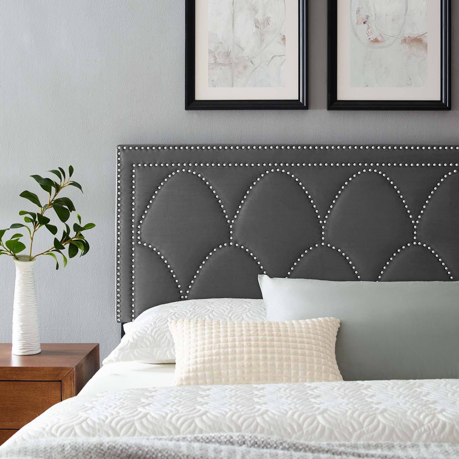 Greta Performance Velvet King/California King Headboard by Modway