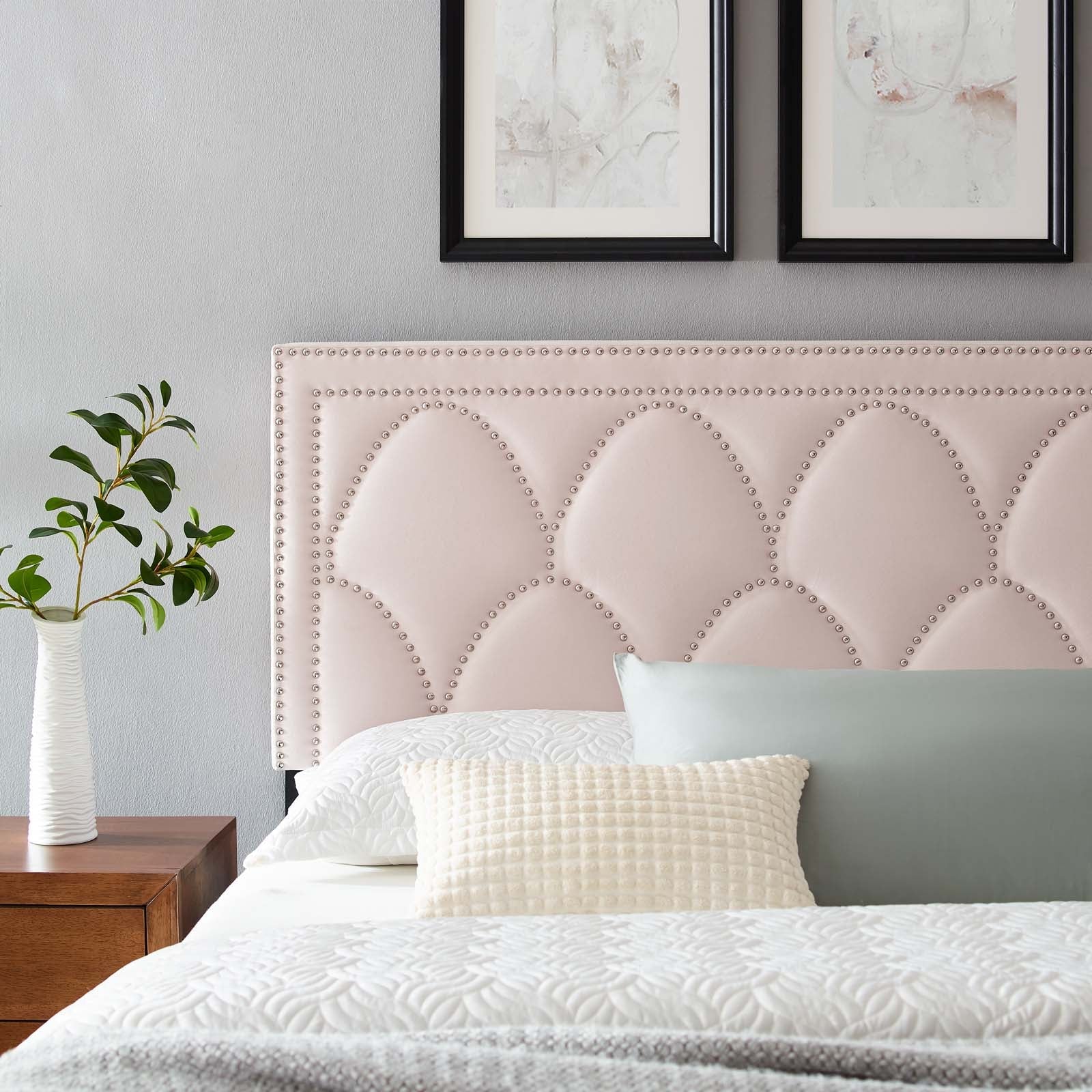 Greta Performance Velvet King/California King Headboard by Modway