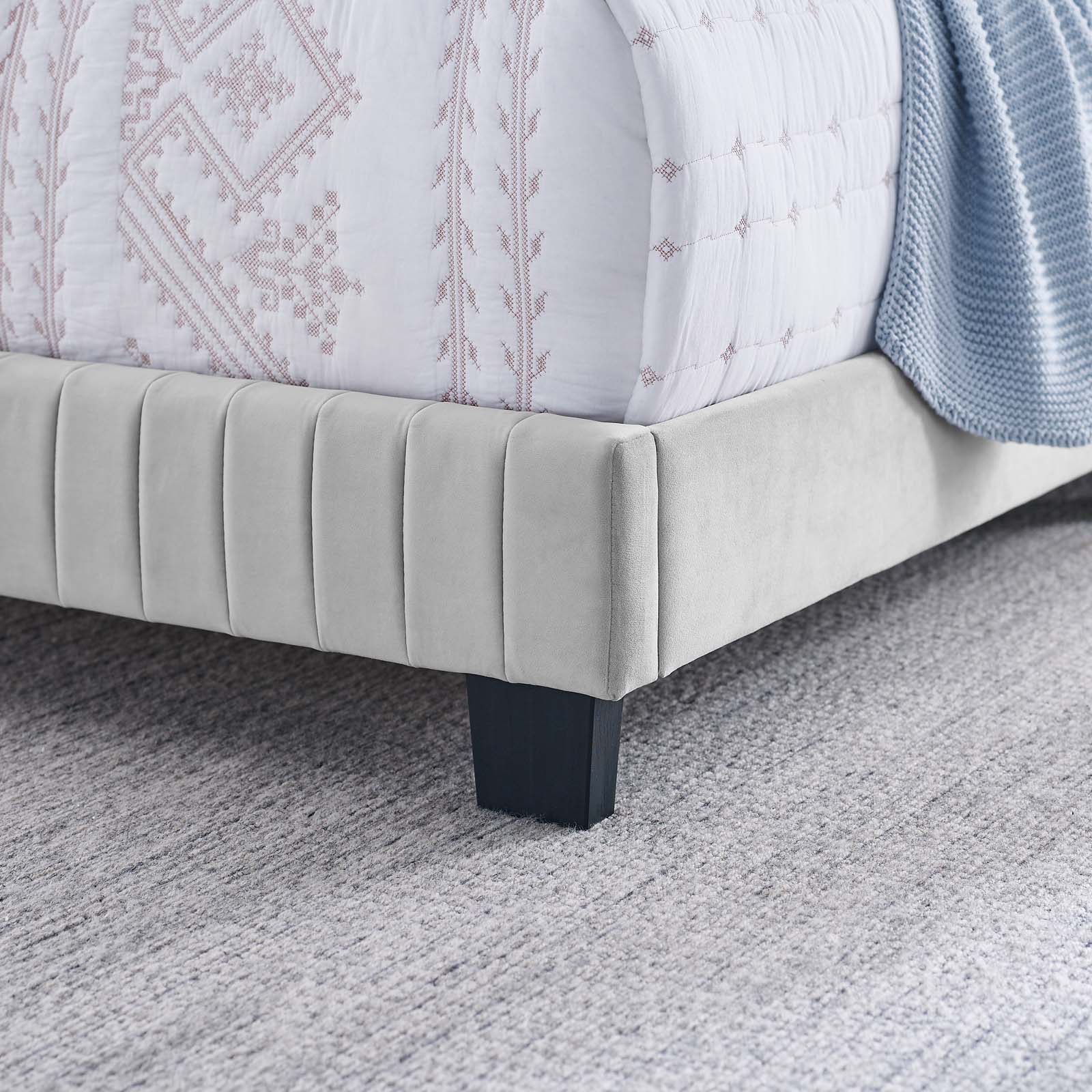Celine Channel Tufted Performance Velvet King Bed by Modway