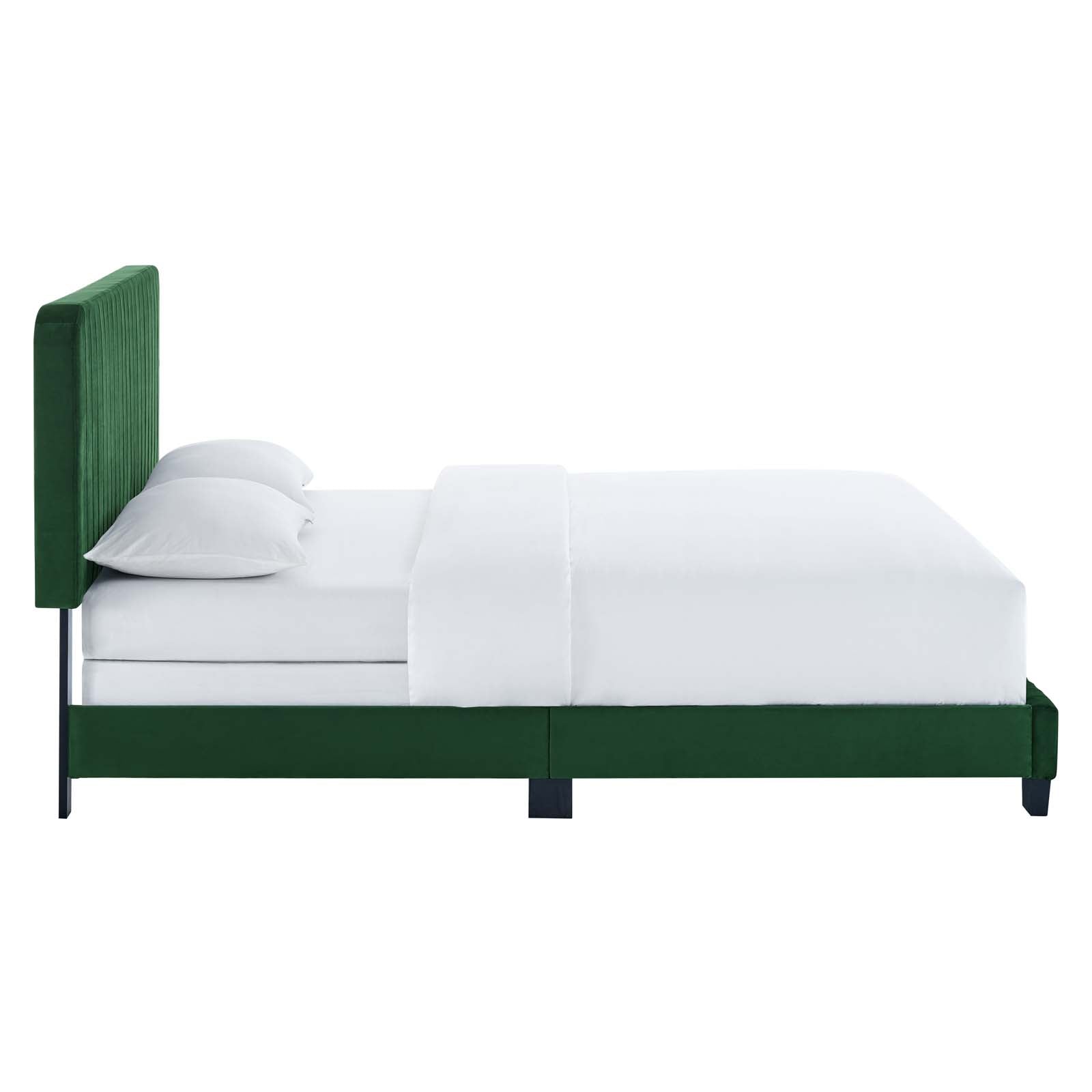Celine Channel Tufted Performance Velvet Full Bed by Modway