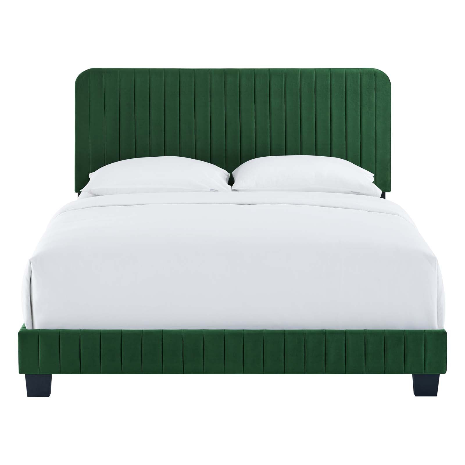 Celine Channel Tufted Performance Velvet Full Bed by Modway