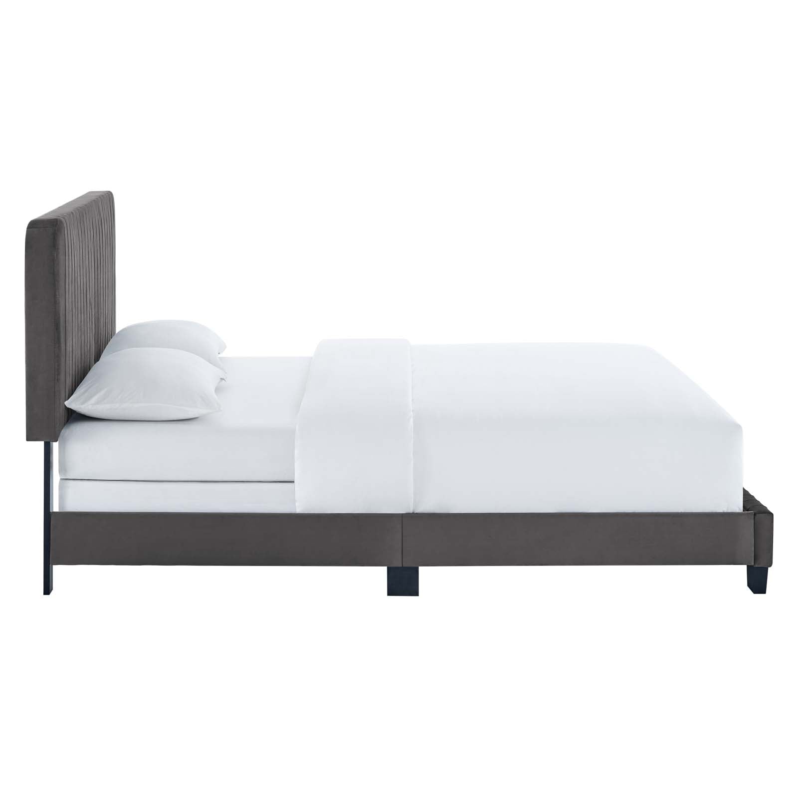 Celine Channel Tufted Performance Velvet Full Bed by Modway