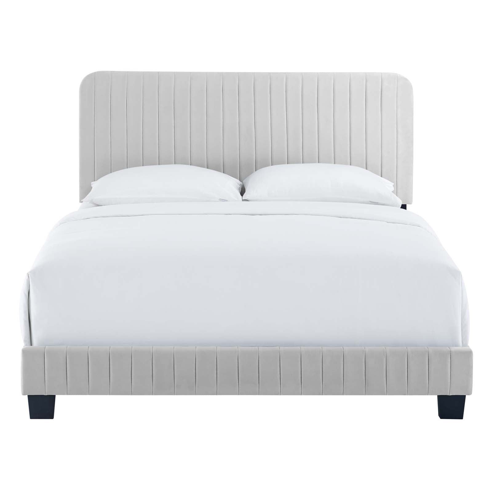 Celine Channel Tufted Performance Velvet Full Bed by Modway
