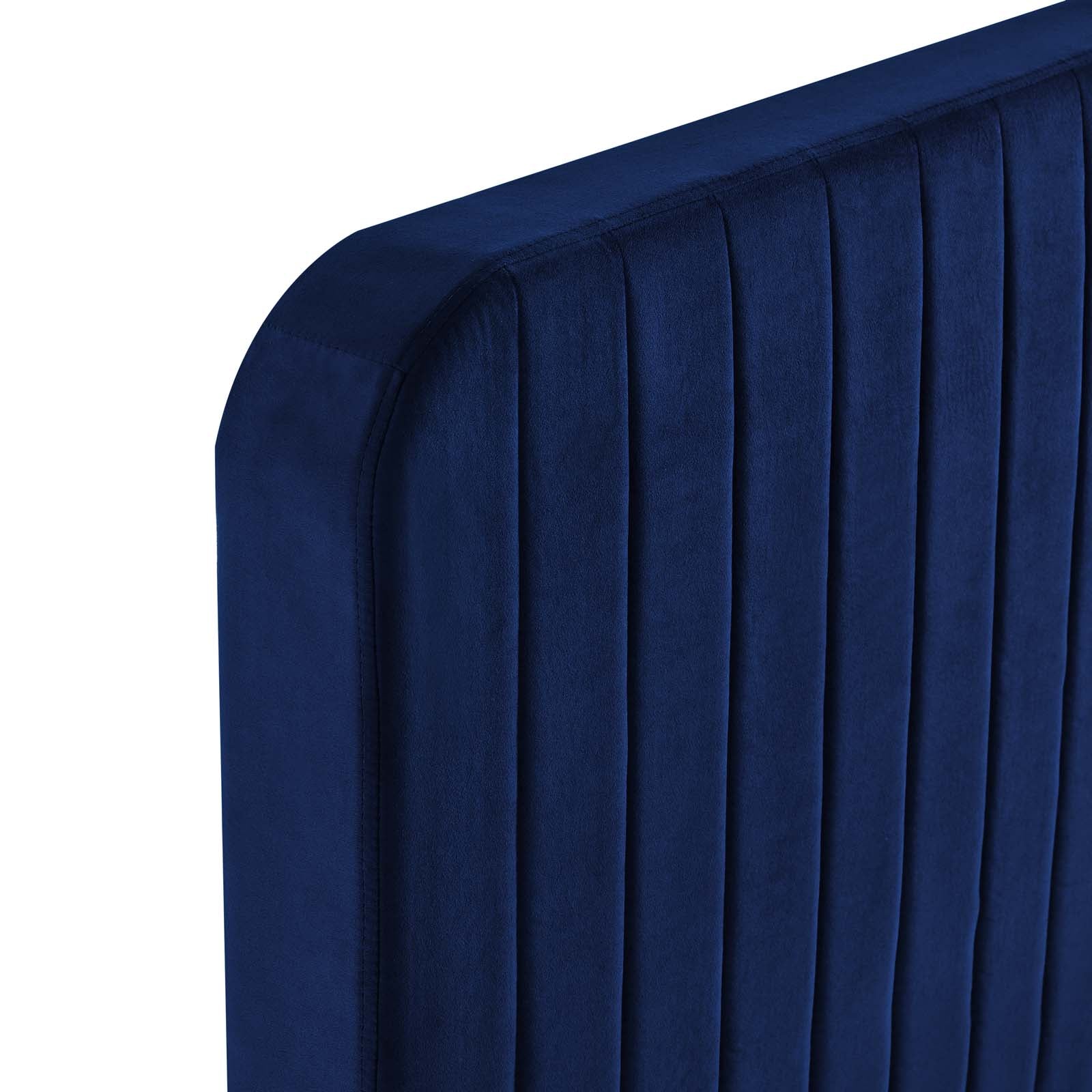 Celine Channel Tufted Performance Velvet King Platform Bed by Modway