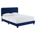 Celine Channel Tufted Performance Velvet Twin Platform Bed by Modway