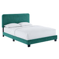 Celine Channel Tufted Performance Velvet Twin Platform Bed by Modway