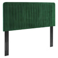Milenna Channel Tufted Performance Velvet Twin Headboard by Modway