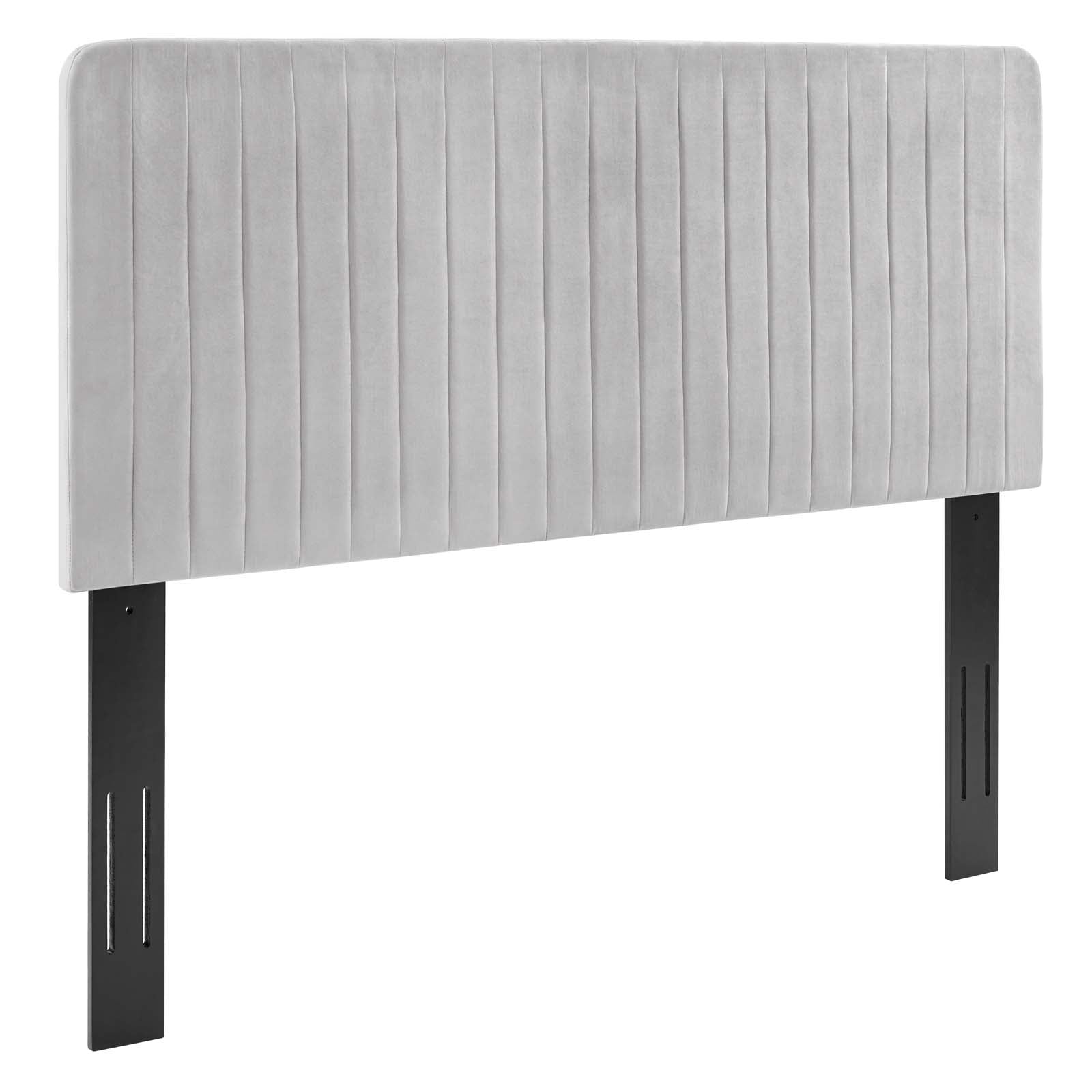 Milenna Channel Tufted Performance Velvet Twin Headboard by Modway