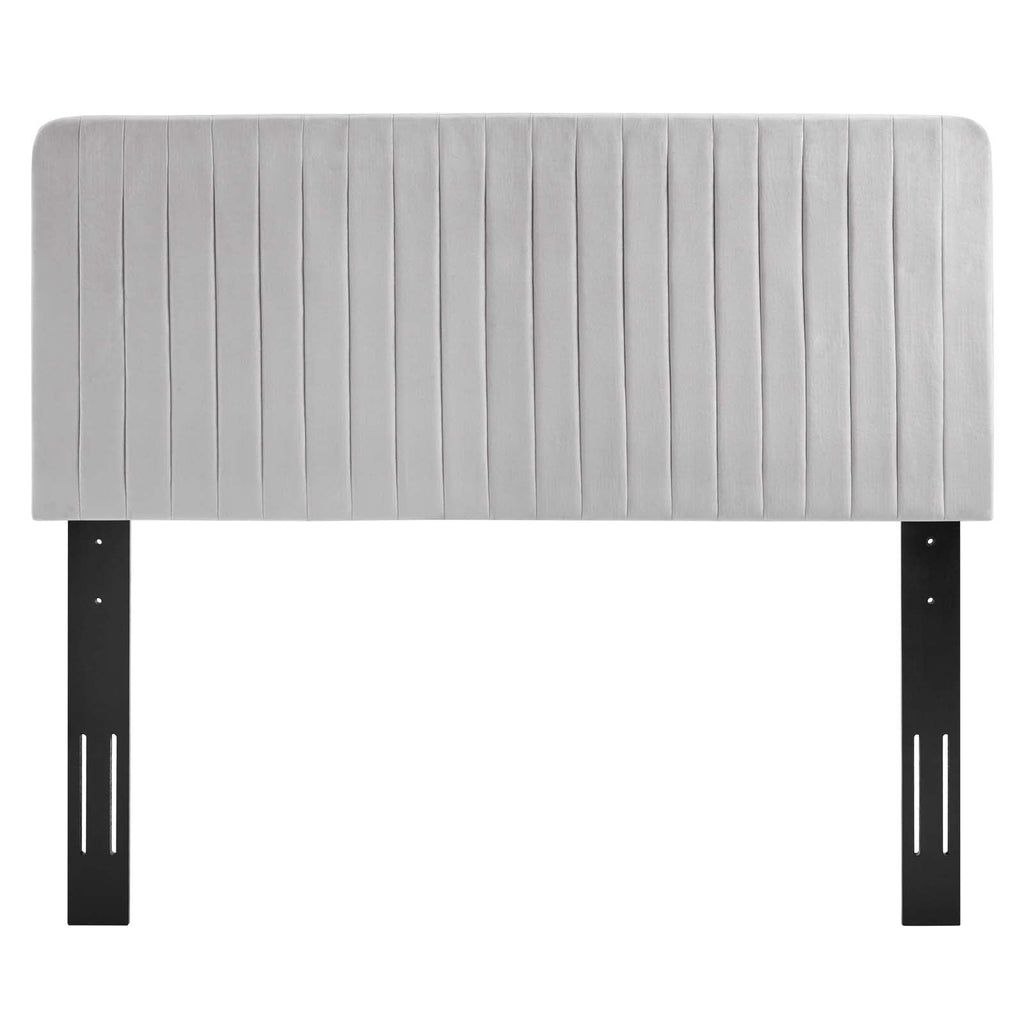 Milenna Channel Tufted Performance Velvet Twin Headboard by Modway