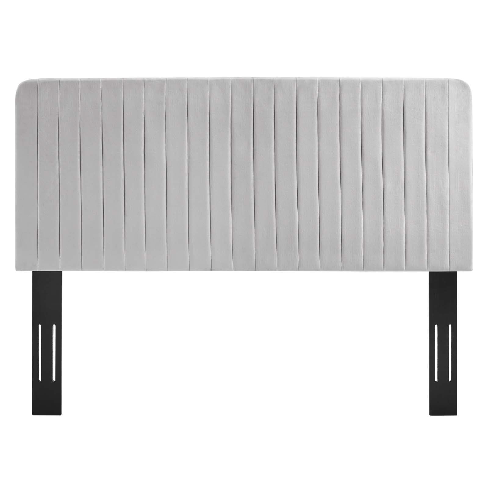 Milenna Channel Tufted Performance Velvet Twin Headboard by Modway