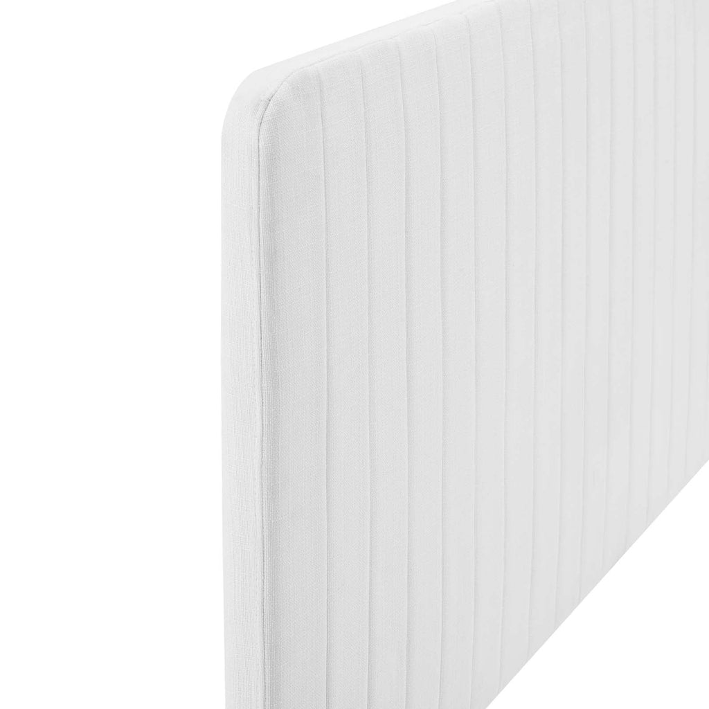 Milenna Channel Tufted Upholstered Fabric Full/Queen Headboard by Modway